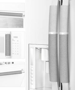 Cubiertas de manija para refrigerador -Gris, 5 piezas