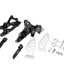 Kit de soportes de estriberas delanteras para motocicleta