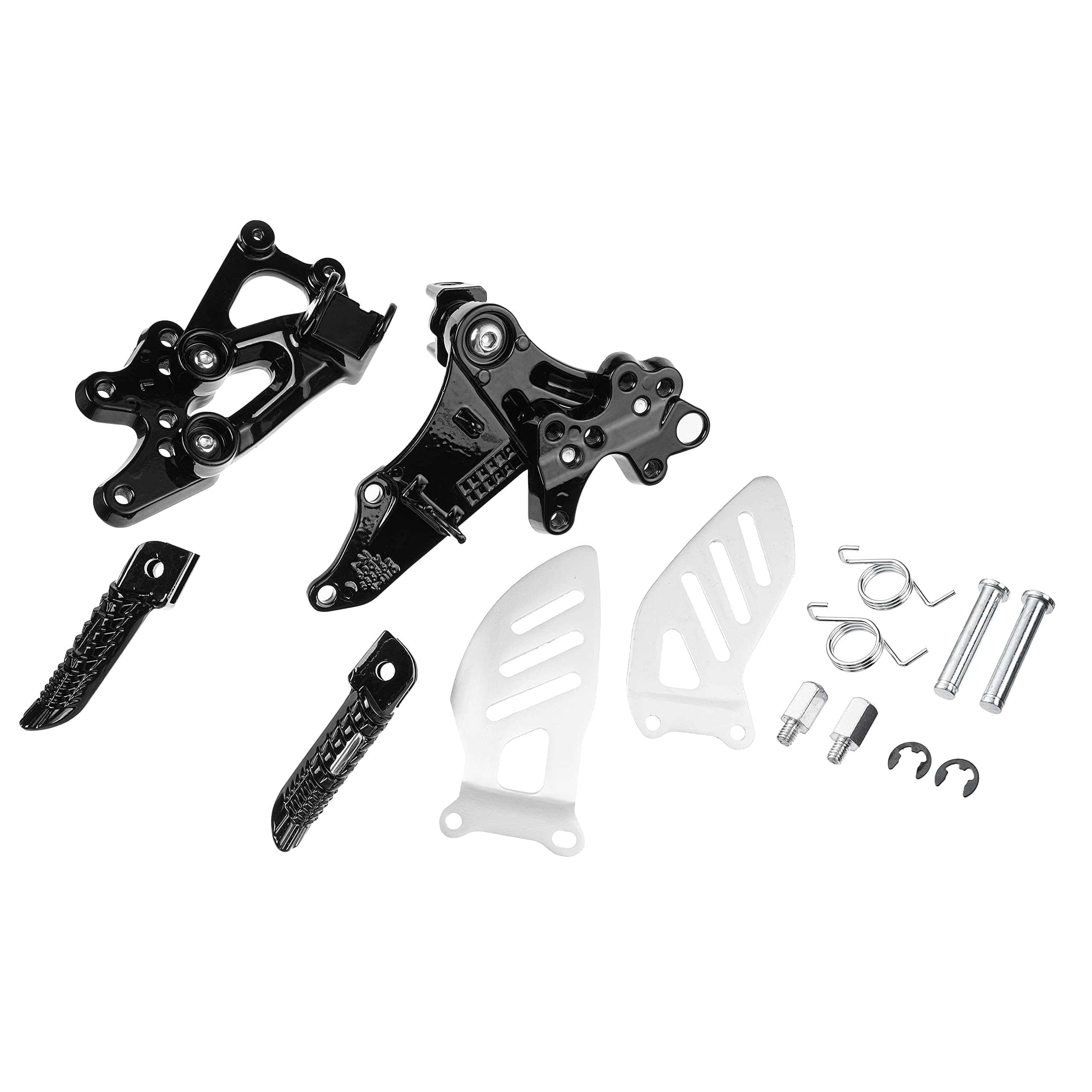 Kit de soportes de estriberas delanteras para motocicleta