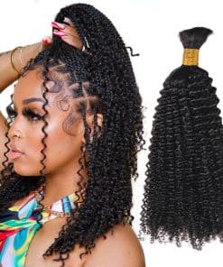 Cabello a granel Niawigs para trenzar -4B/4C Afro Kinky Curl