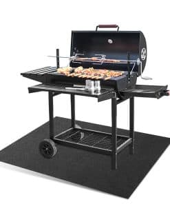 Tapete debajo de la parrilla para gas, parrilla eléctrica,