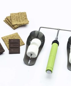 Juego de 2 palillos telescópicos de 32 pulgadas con plato