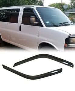 Deflector de ventana lateral Puermto Wind Vent, conjunto de