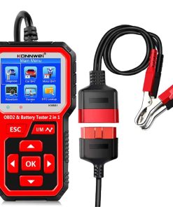 KONNWEI KW681 Escáner OBD2 Probador de Batería de Coche 6V