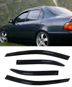 Deflector de viento para ventana lateral -Tinte de humo oscu