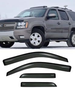 Deflector de ventana lateral Kucaruce Wind Vent, 4 piezas