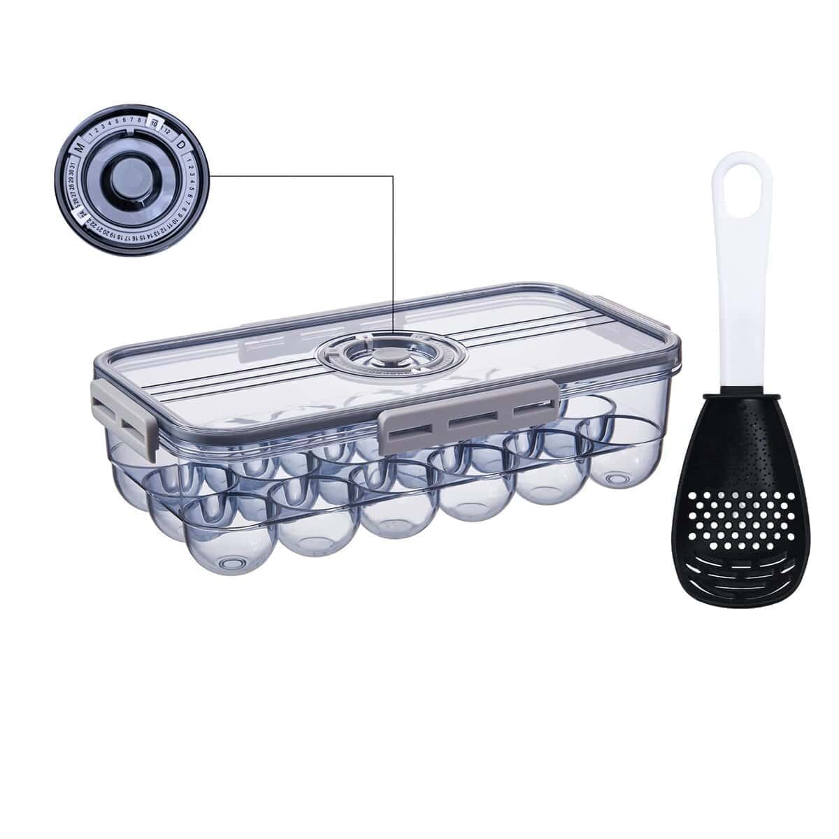 JMSWENJUAN Contenedor de Huevos para Refrigerador,