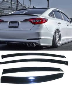 Visor de ventana lateral Deebior 94261 Deflector de viento,