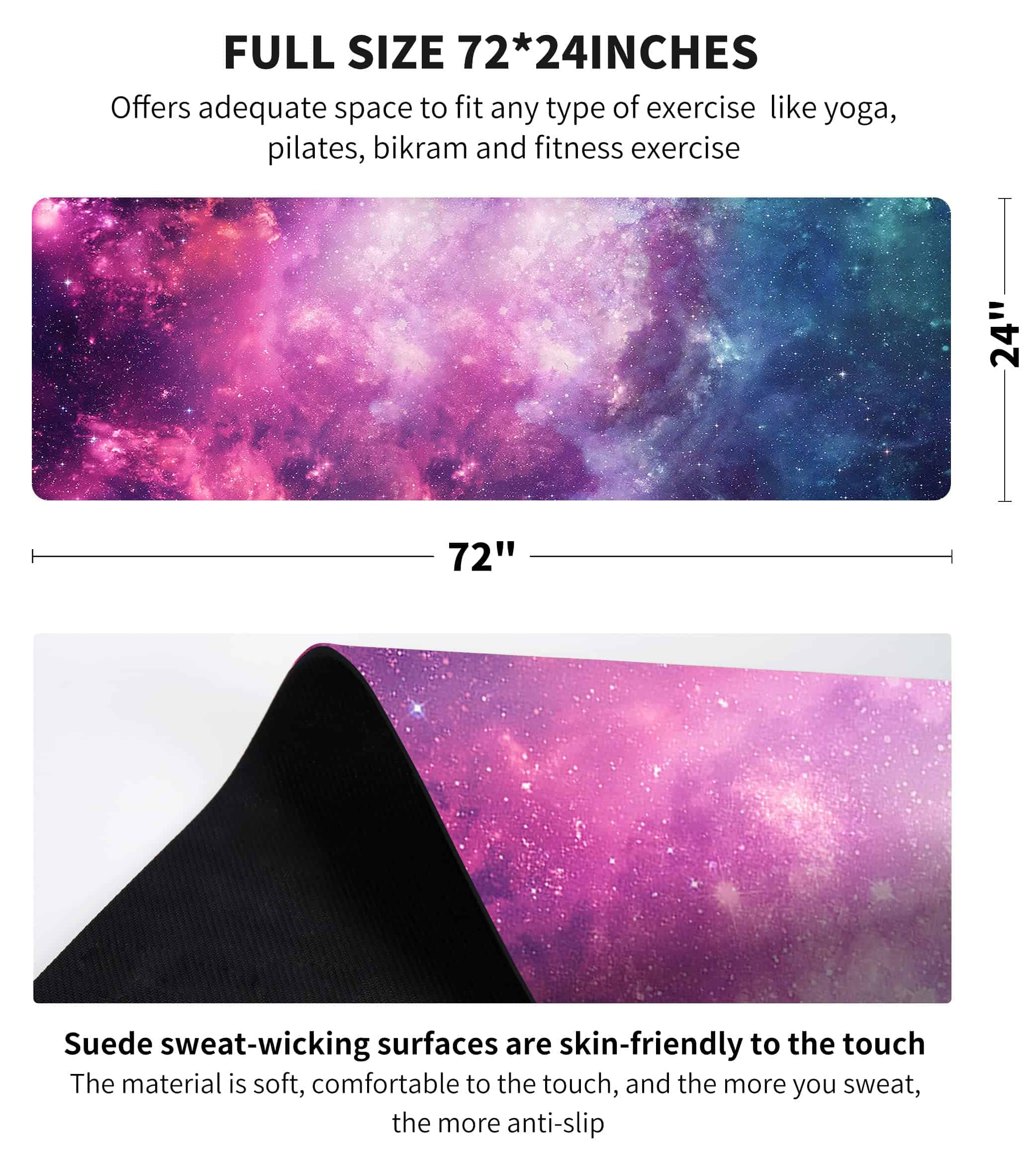 Tapete de Yoga de Viaje Estampado nuveti - 1/16 -W x 1.5mm - Imagen 3