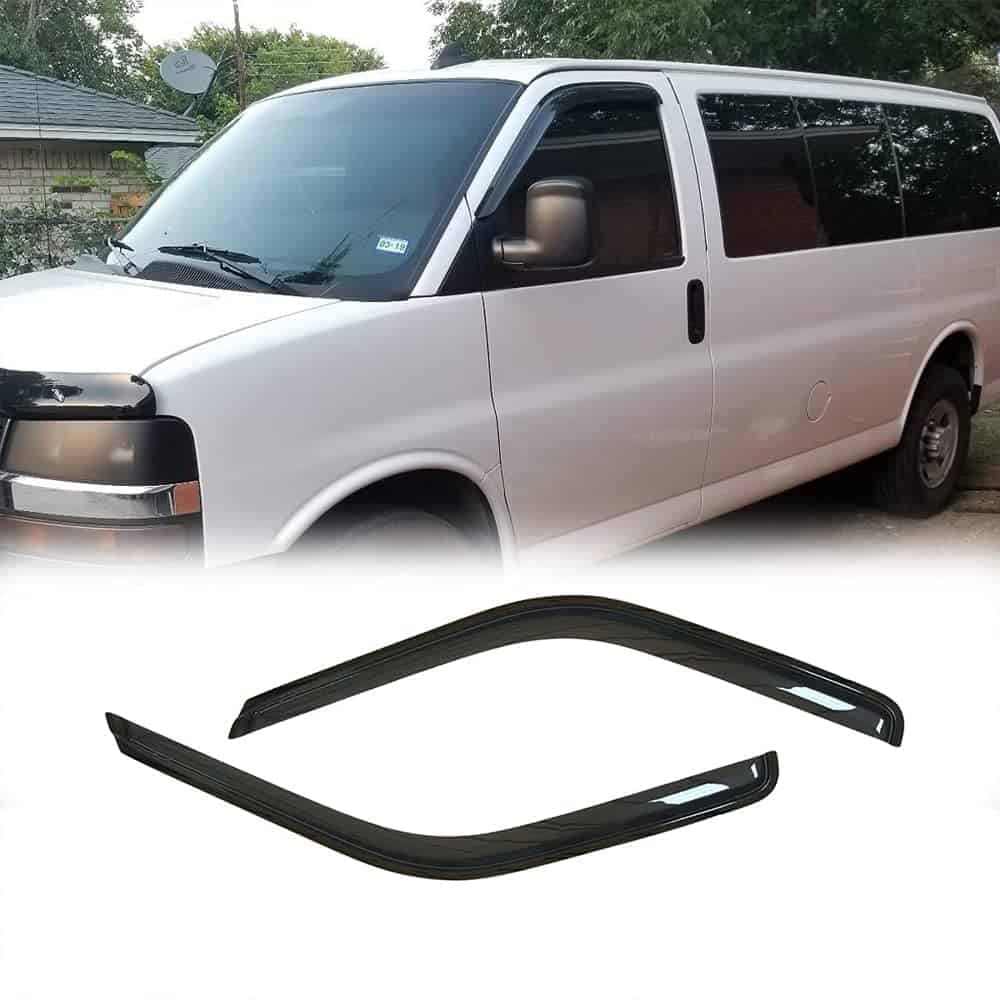 Set de deflectores de ventanilla lateral Deebior para