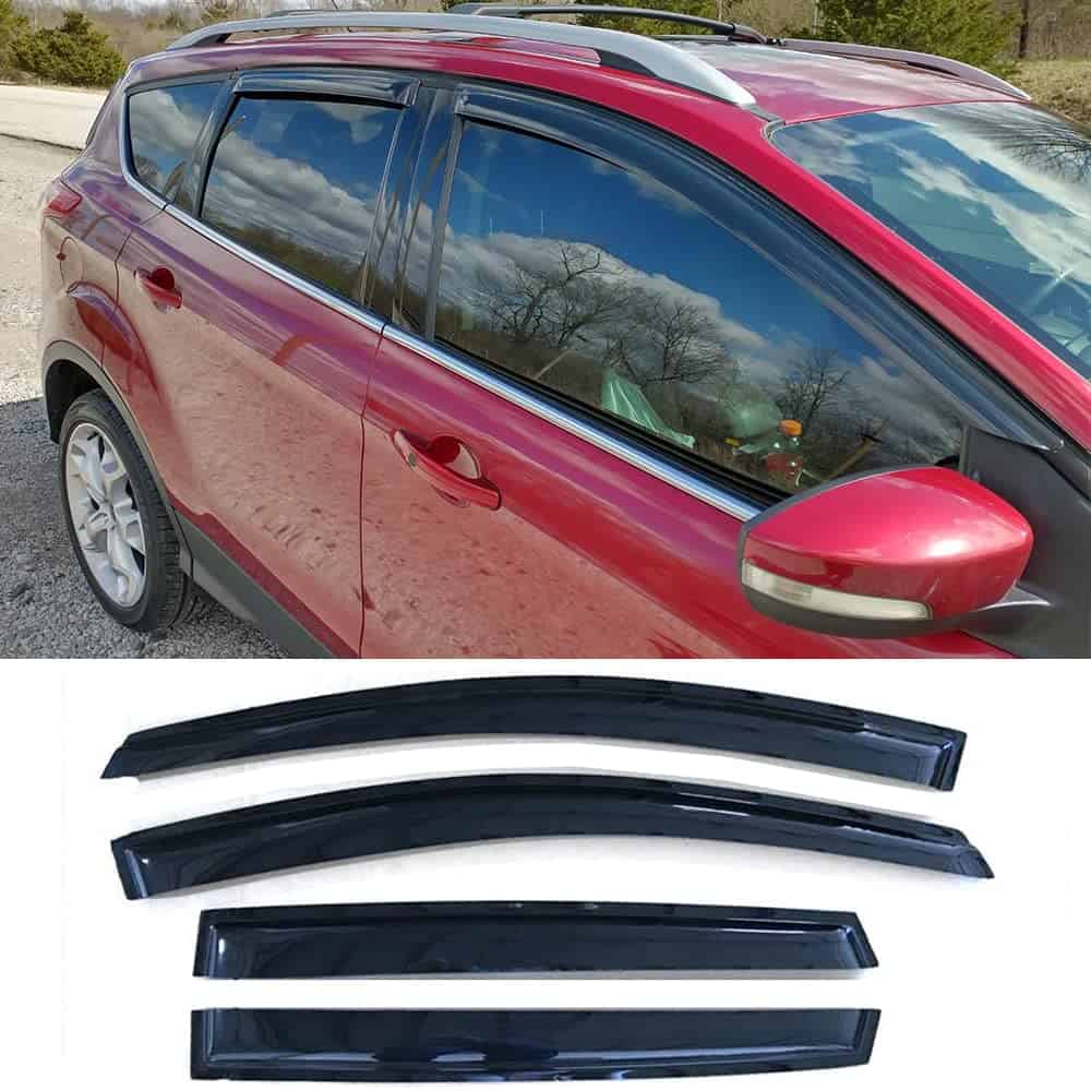 Deflector de Ventana Lateral Deebior Visor de Lluvia