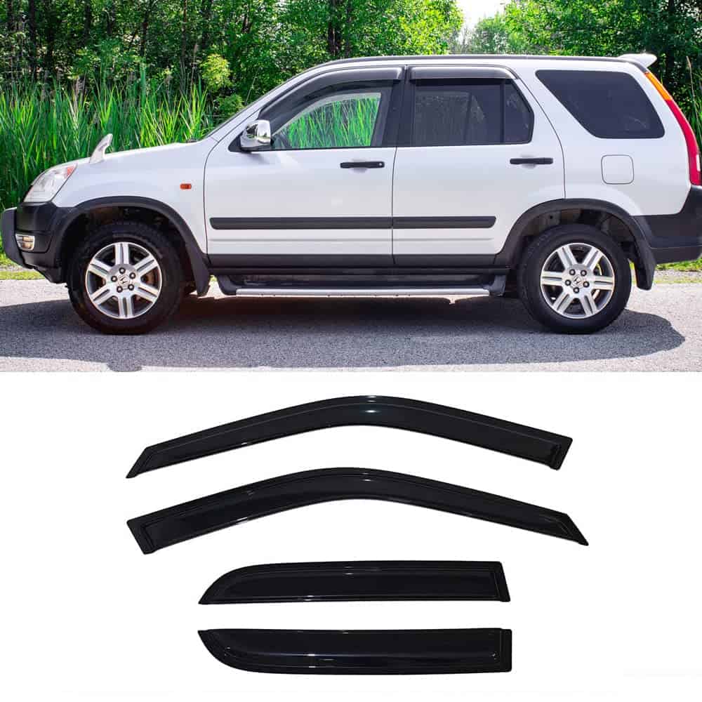 Deflector de ventana lateral Kucaruce 94459, Juego de 4