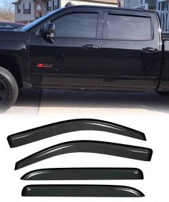 Deebior Deflector de viento lateral, juego de 4 viseras de