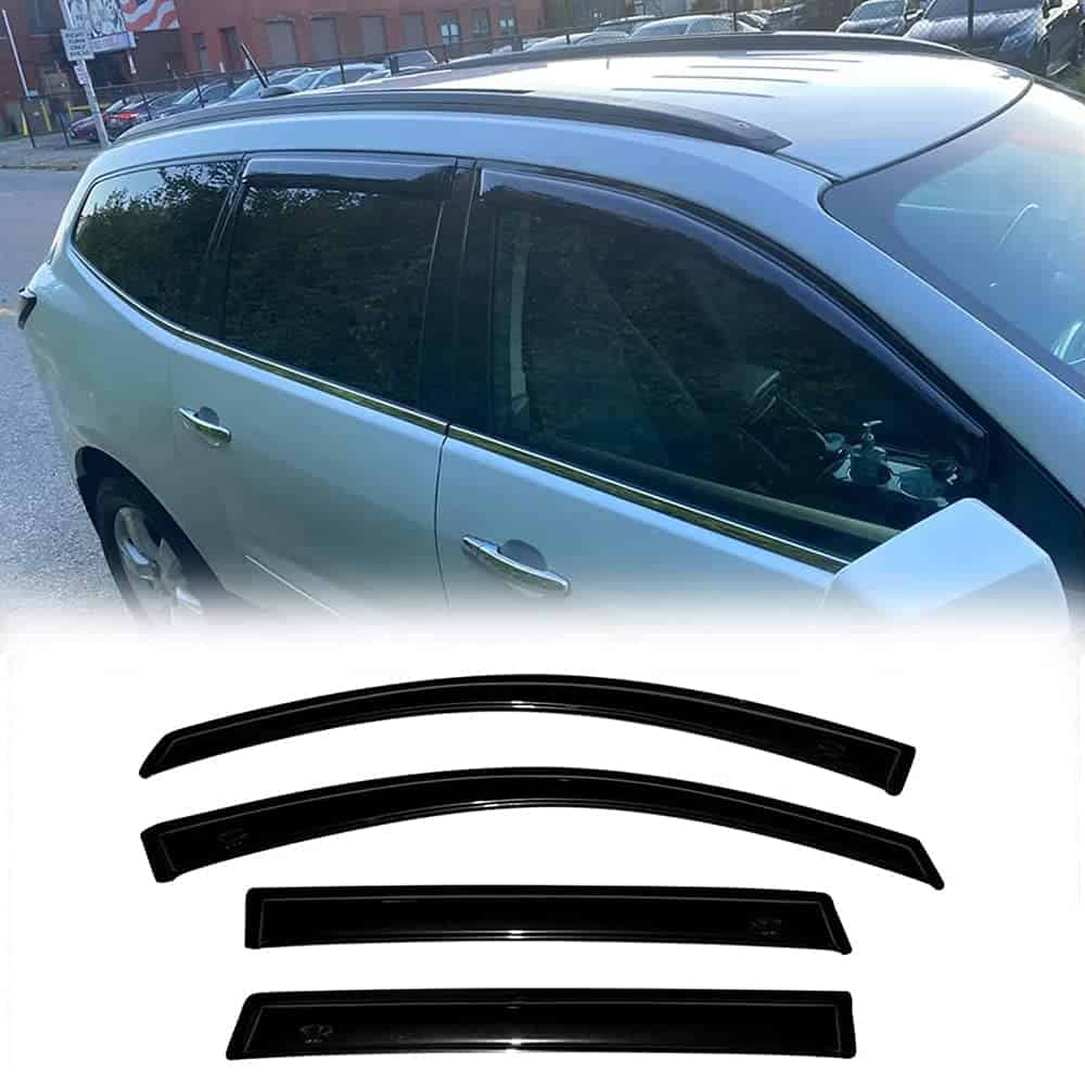 Deflector de Ventana Lateral Deebior Visera Protectora de