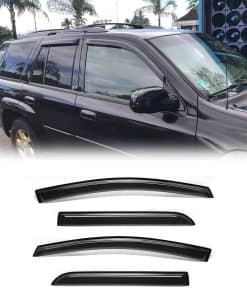 Deflectores de lluvia laterales Deebior, juego de 4