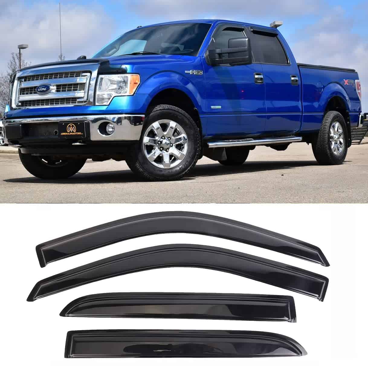 Deflector de viento para ventana lateral Kucaruce 94155,