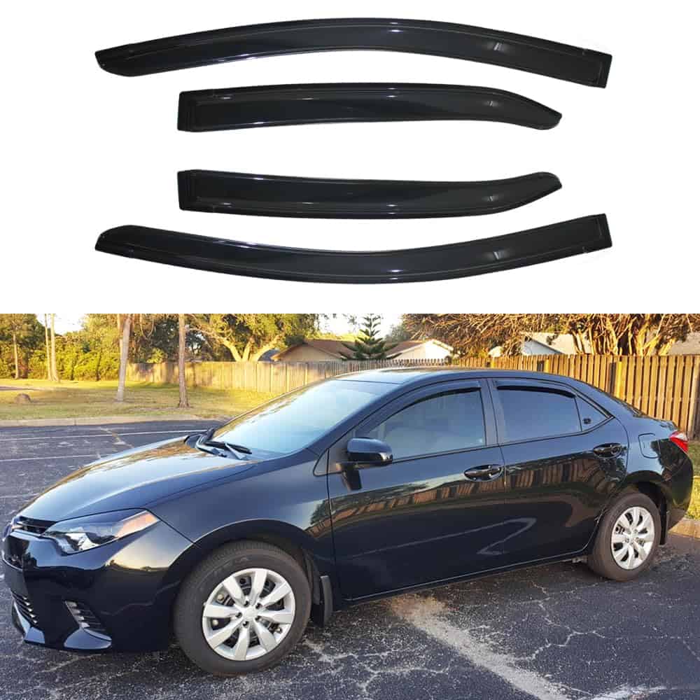 Kucaruce 94989 Sun Rain Guards Deflectores de Ventana