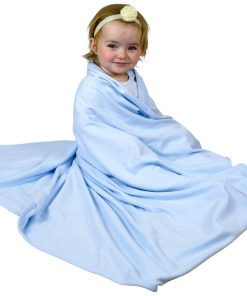 Manta de Lana para Bebés y Niños Pequeños | -Azul