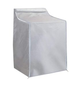 Cubierta para Lavadora/Secadora con Diseño de -Plateado