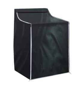 Cubierta para Lavadora/Secadora con Diseño de -Negro