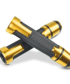 Puños de manillar de aluminio CNC de 22 mm para