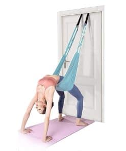 Correa de estiramiento de yoga para -Azul