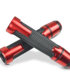 Puños de manillar de motocicleta CNC de aluminio de 7/8''