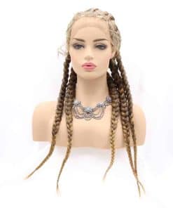 Pelucas de Trenza Melody Peluca de Encaje Sintético Frontal