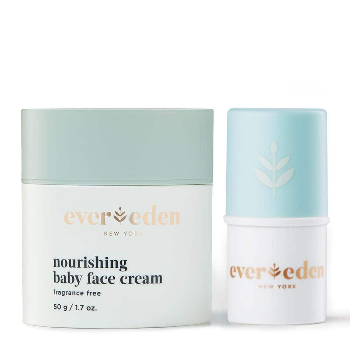 Evereden Dry Relief DUO - Crema Facial para Bebés (1.7oz) y