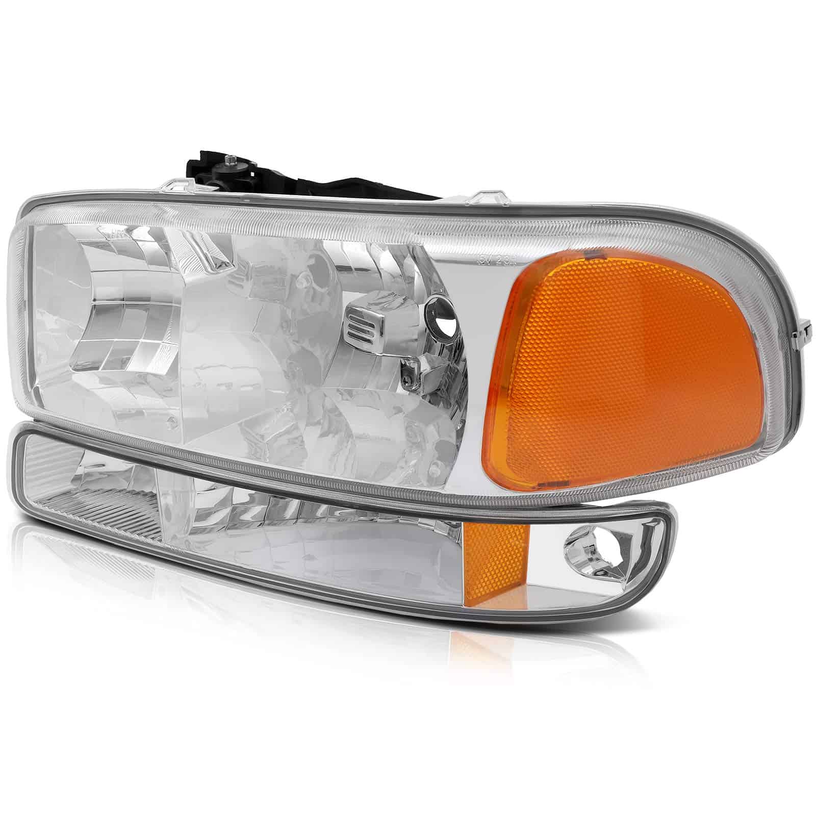Conjunto de faros ECCPP para GMC Sierra 1500 1999-2006, - Imagen 5