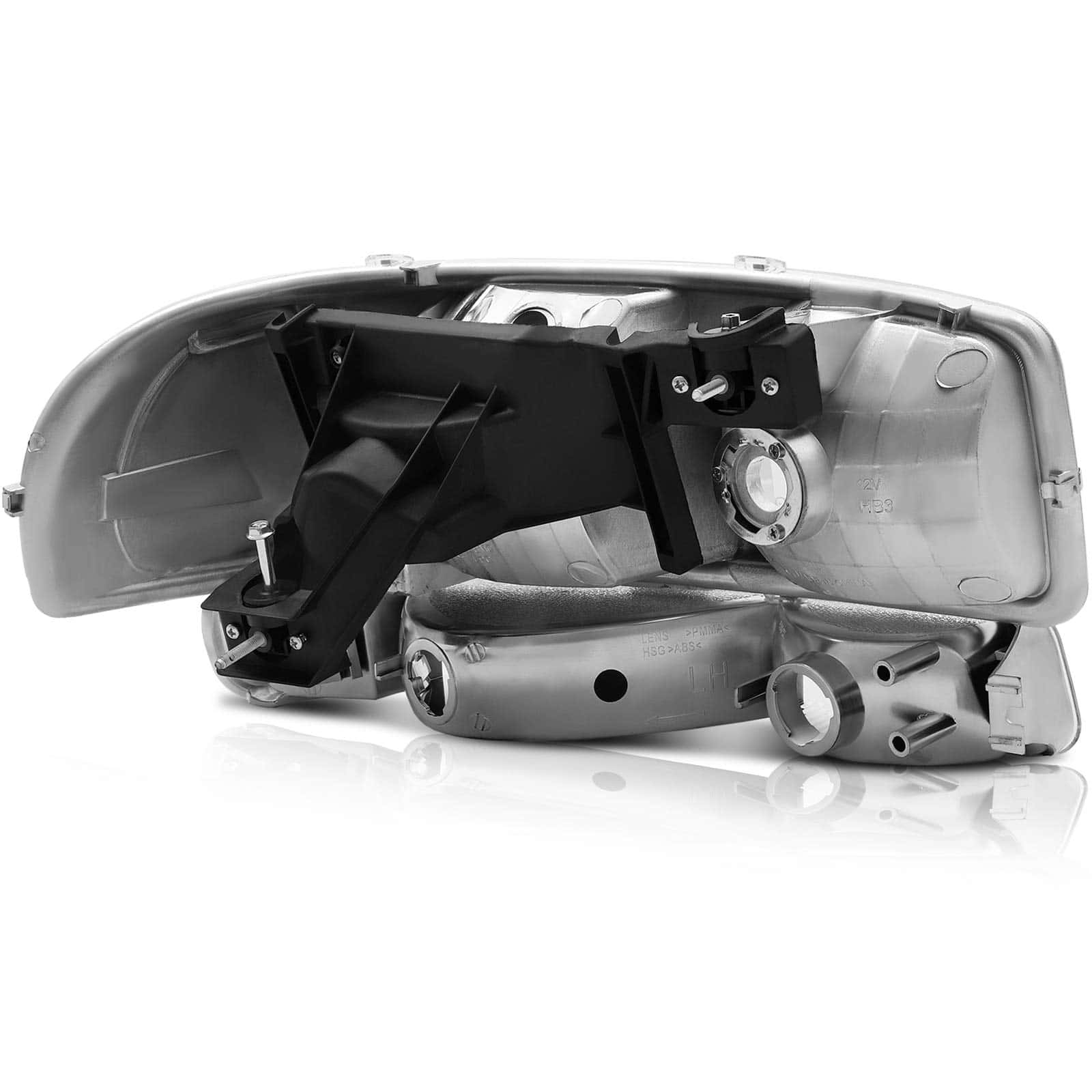 Conjunto de faros ECCPP para GMC Sierra 1500 1999-2006, - Imagen 9