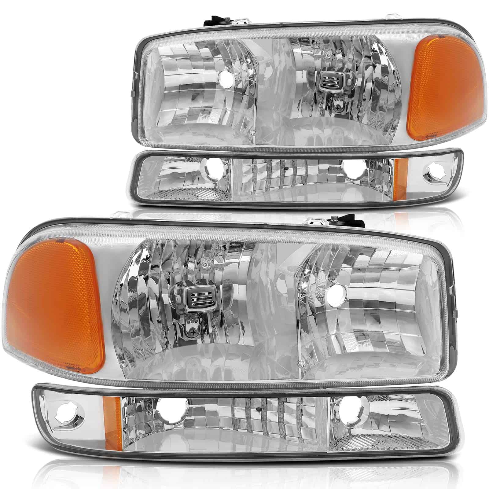 Conjunto de faros ECCPP para GMC Sierra 1500 1999-2006,