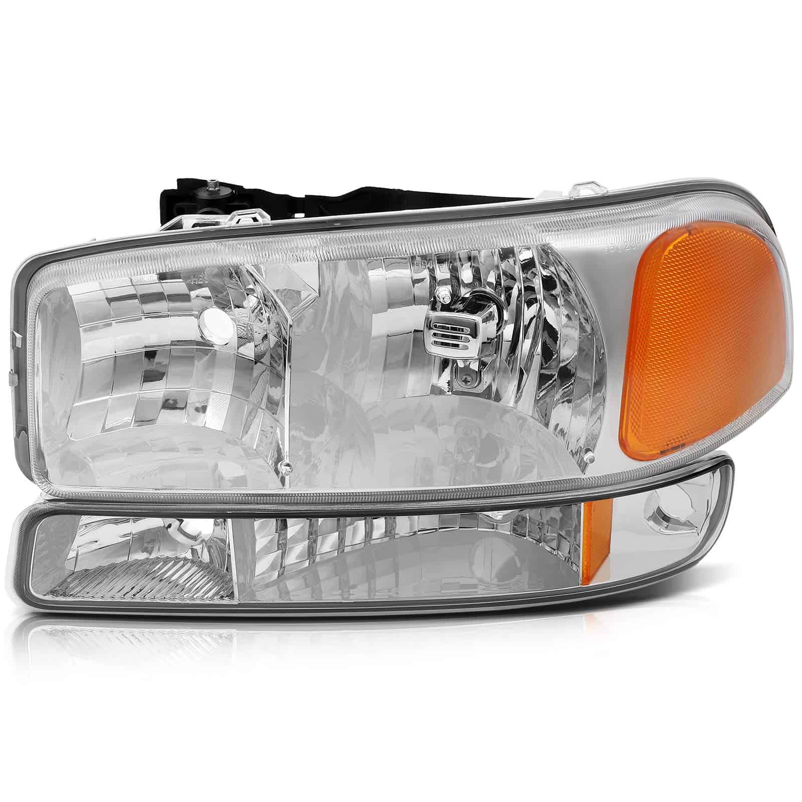 Conjunto de faros ECCPP para GMC Sierra 1500 1999-2006, - Imagen 4