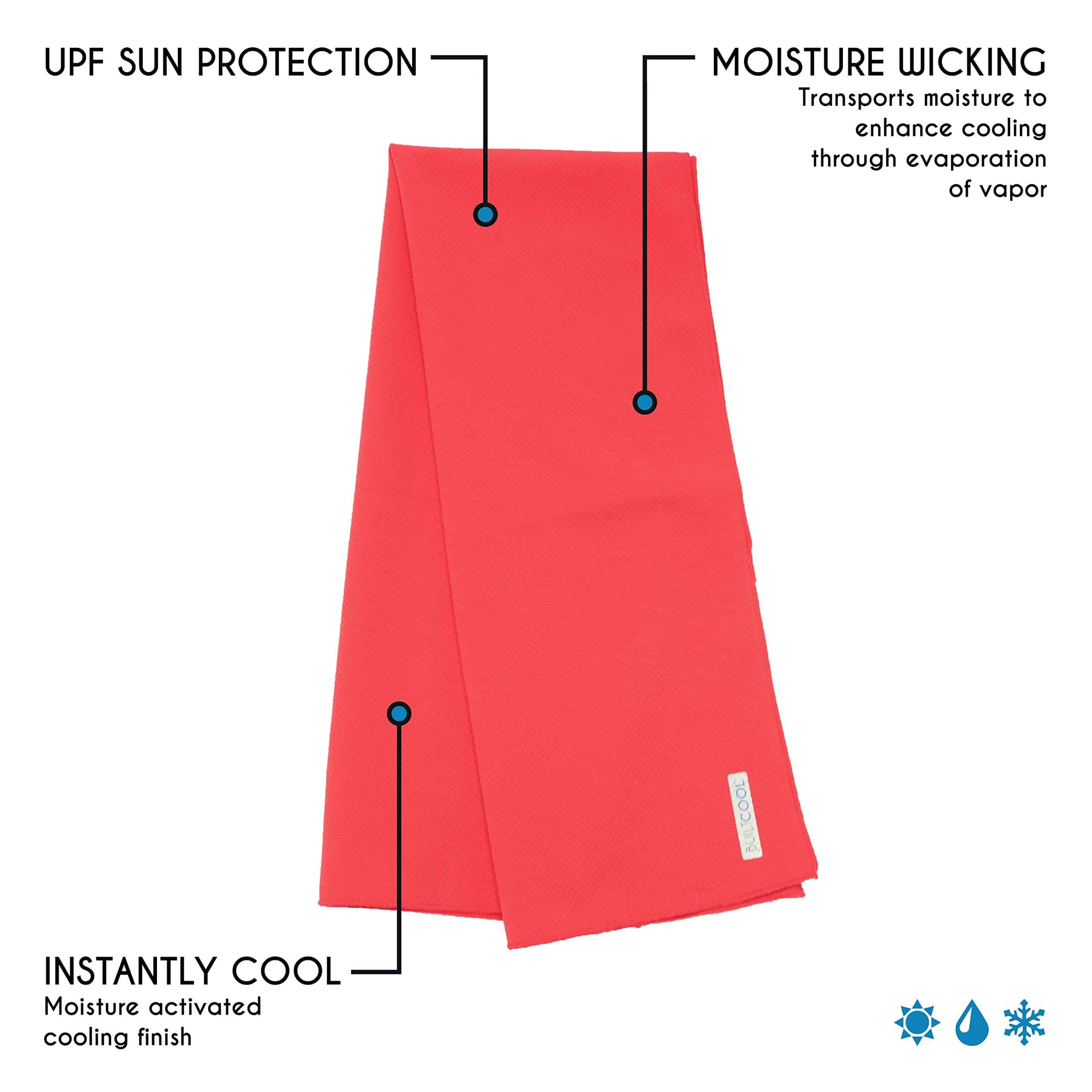 Toalla Refrigerante BUILTCOOL para Adultos - Hombre y Mujer - Imagen 3