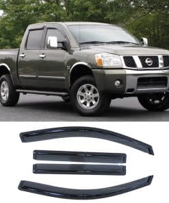 Kucaruce 94858 Sun Rain Guards Window Wind Vent Deflector