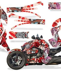 Kit completo de calcomanías AMR Racing -Rojo