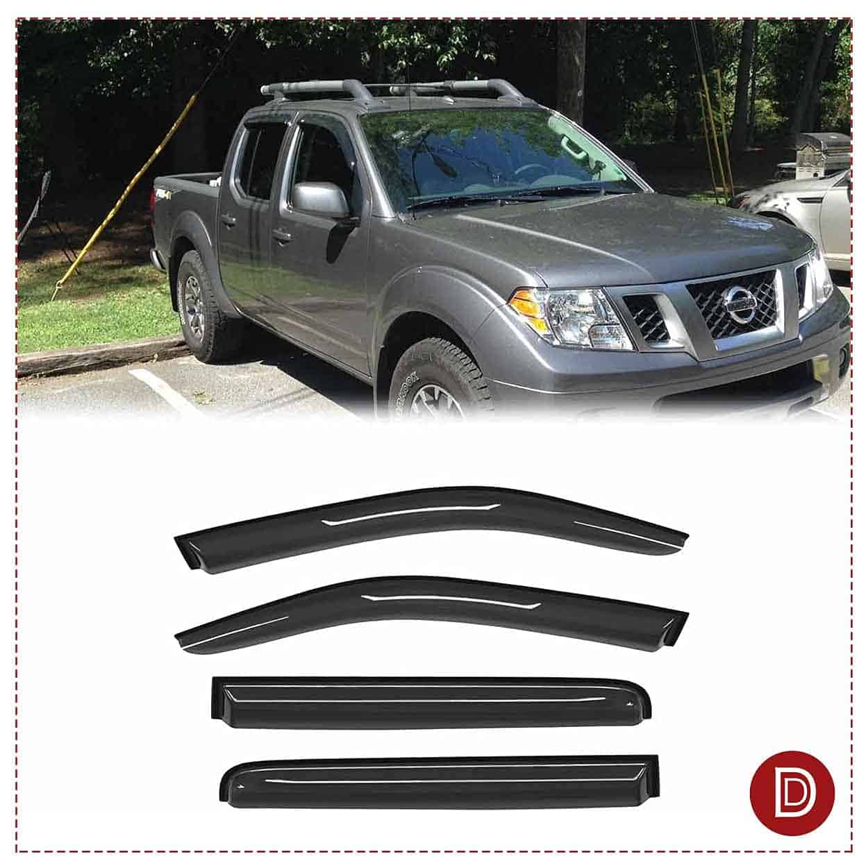 Visor de Deflector de Ventana Lateral Deebior, Montaje