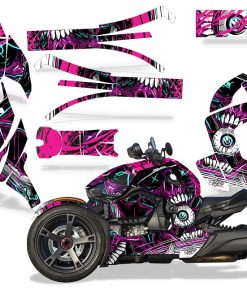 Kit completo de calcomanías AMR Racing -Púrpura