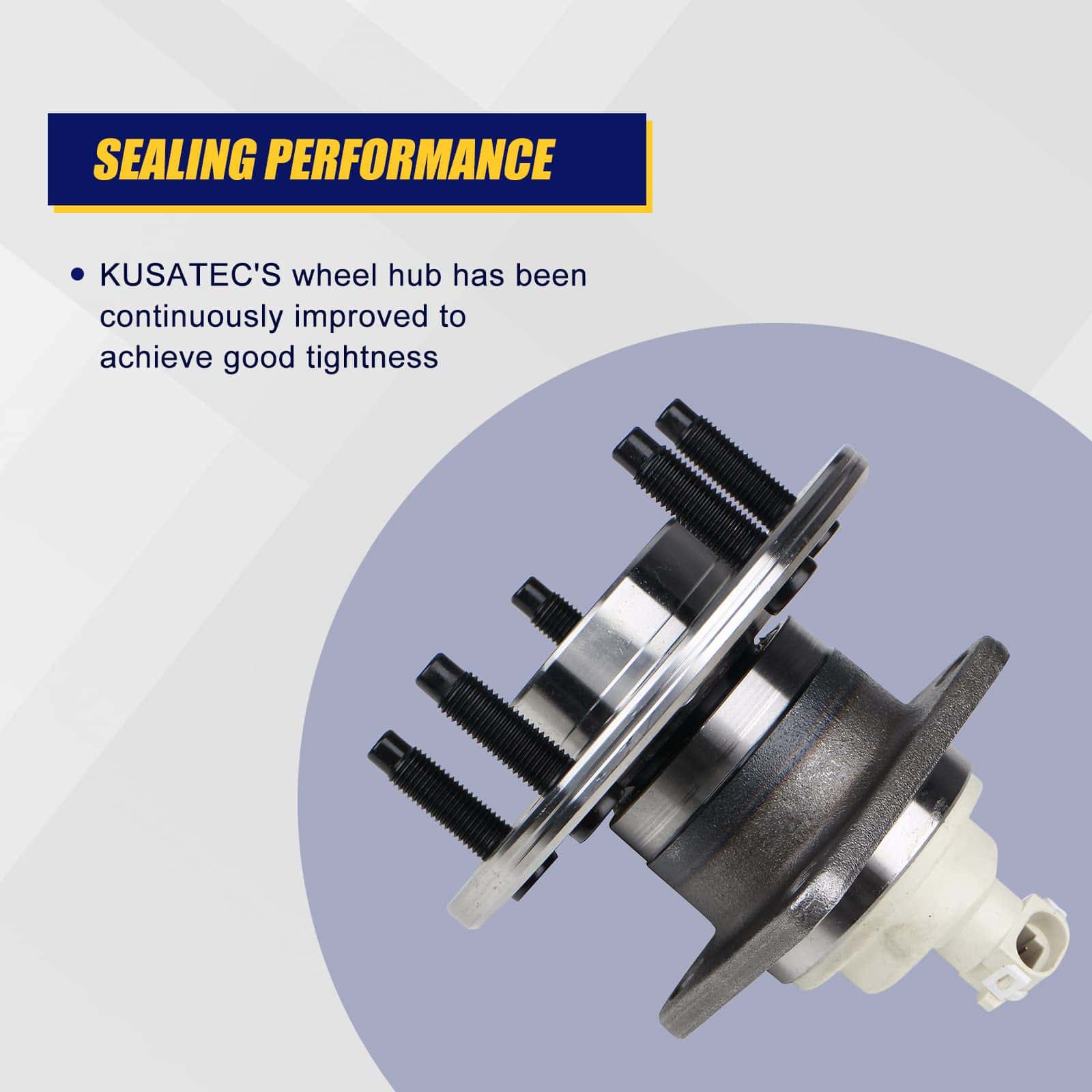 KUSATEC 512150 Ensamble de Cojinete y Cubo de Rueda Trasera - Imagen 6