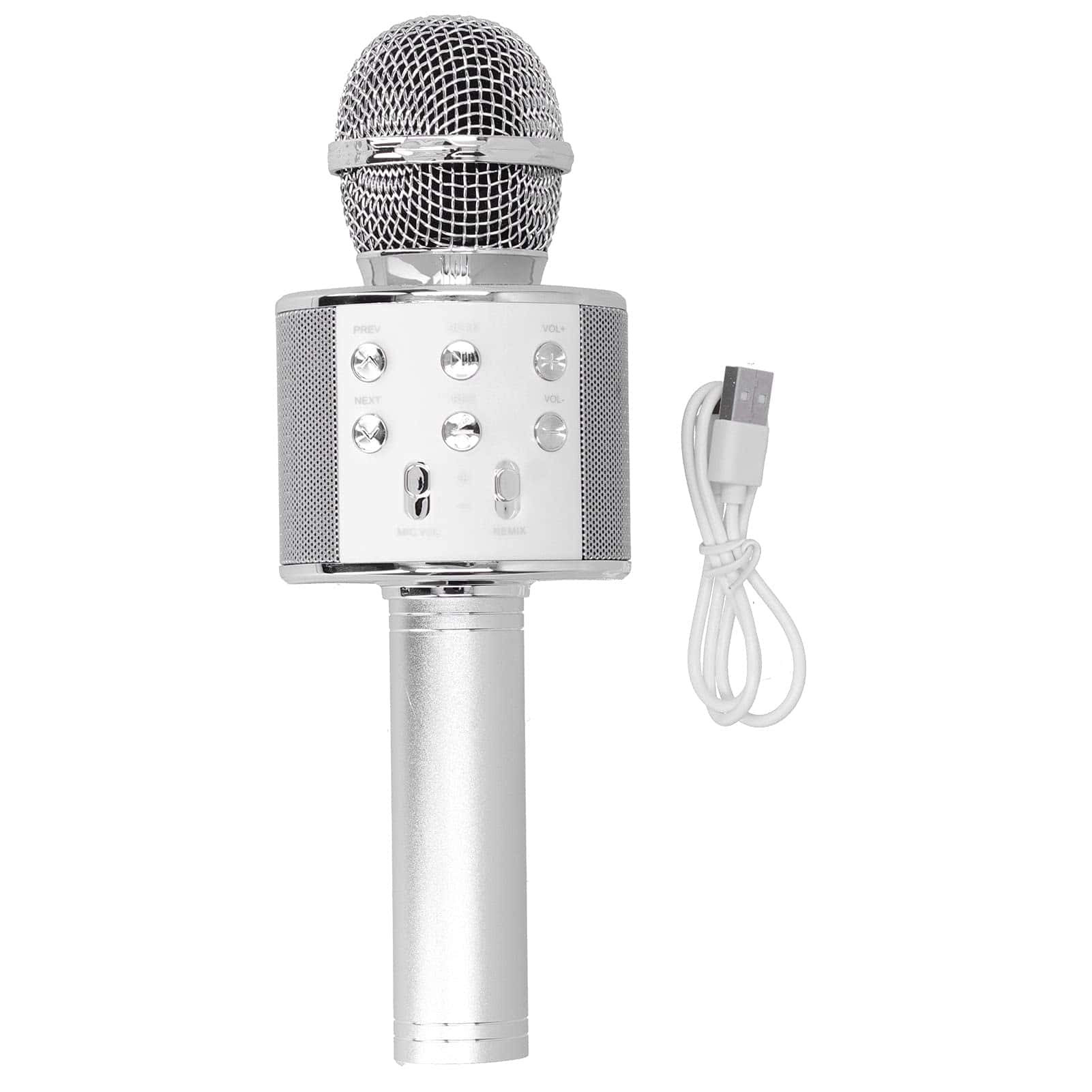 Micrófono de Karaoke Bluetooth WS-858 Grabación 3-en-1