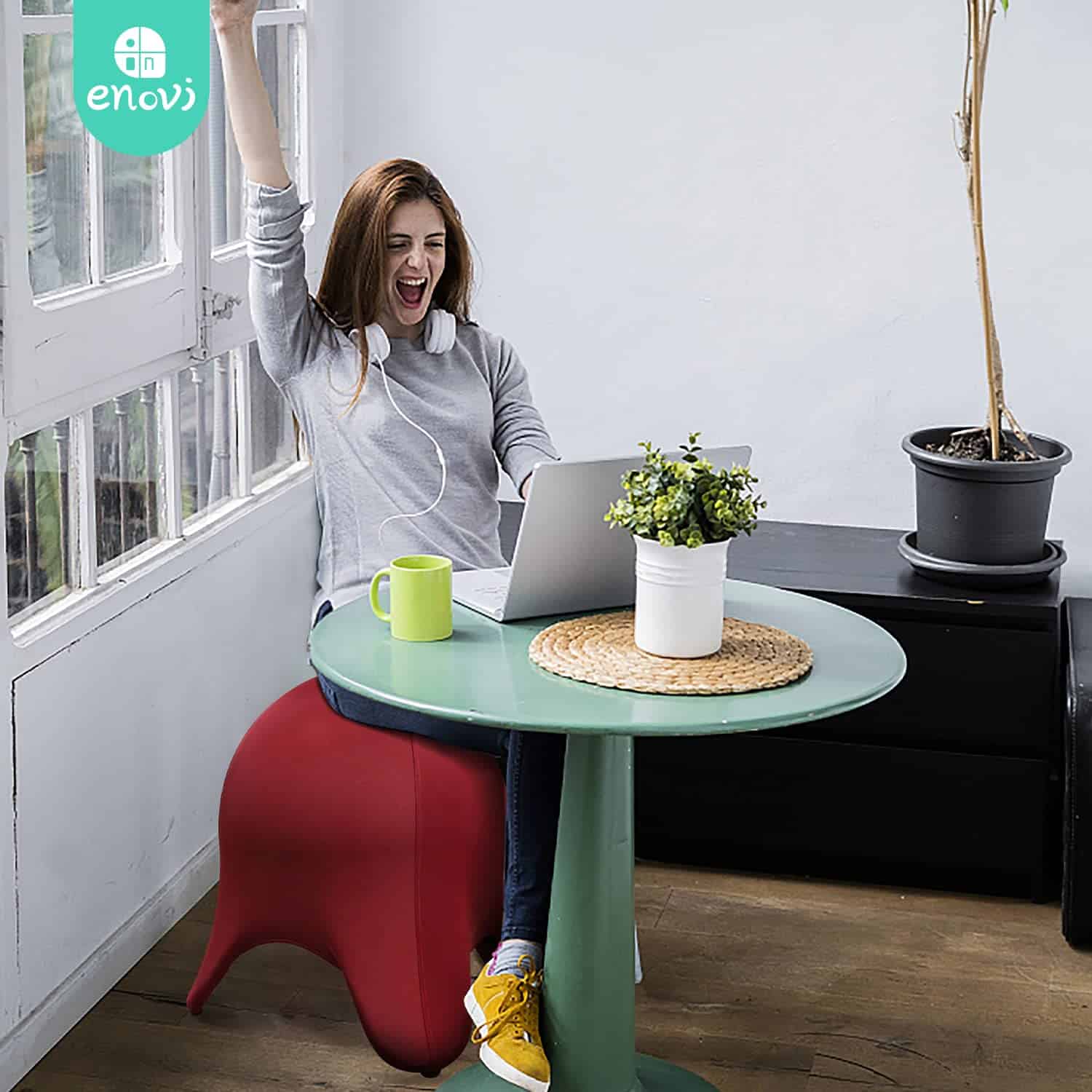 Silla de bola de yoga ENOVI Estrella de mar, diseño - Imagen 8