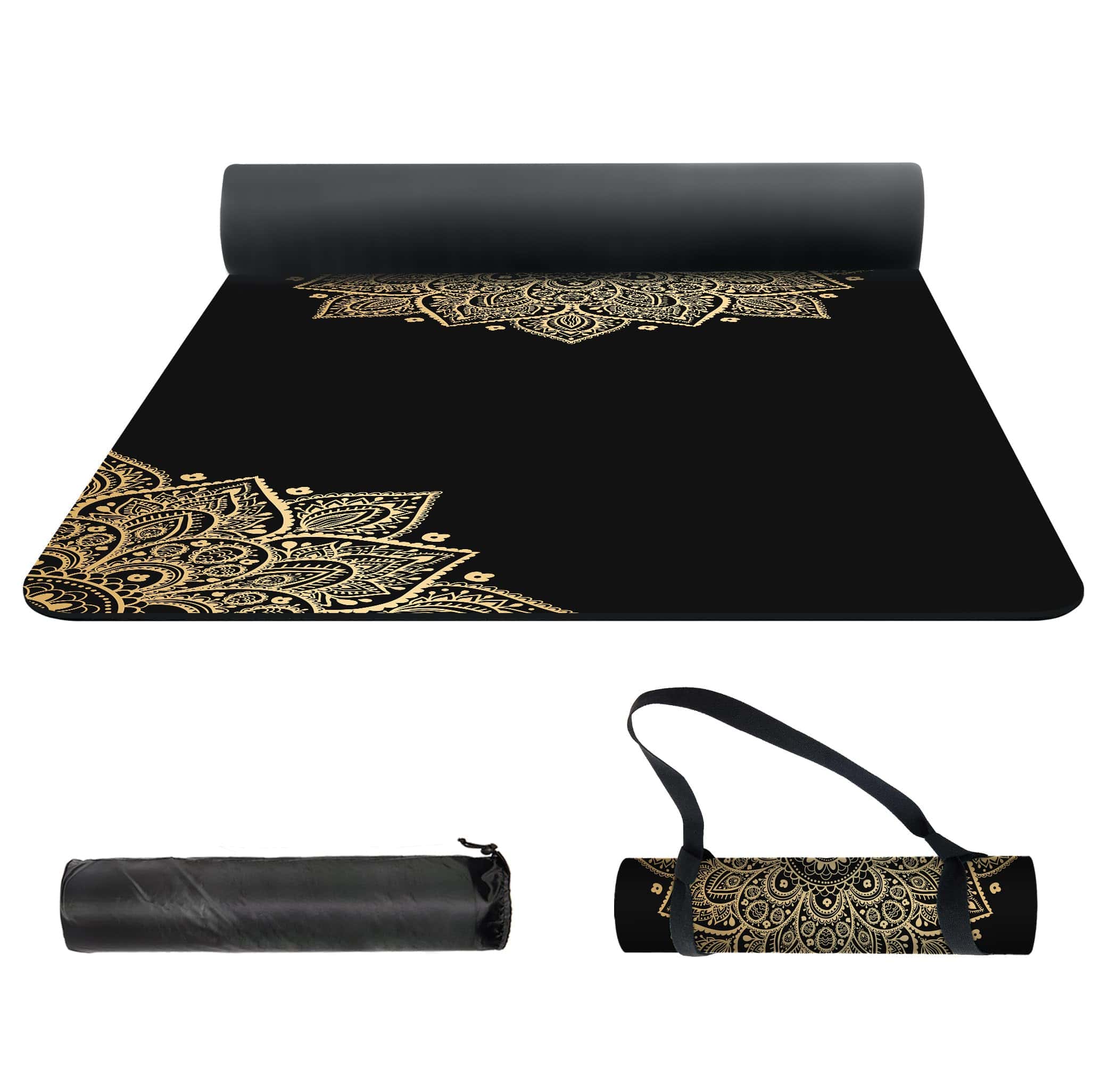 Tapete de Yoga Estampado Extra Grueso TPE -Flor-B - Imagen 3