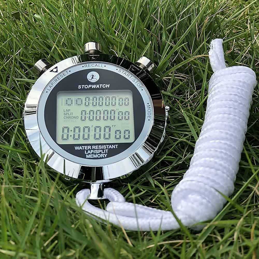 Cronómetro Digital JUNSD, Cronómetro Metálico con Memoria - Imagen 10