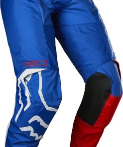 Pantalón de Motocross Fox Racing 180 SKEW Blanco/Rojo/Azul