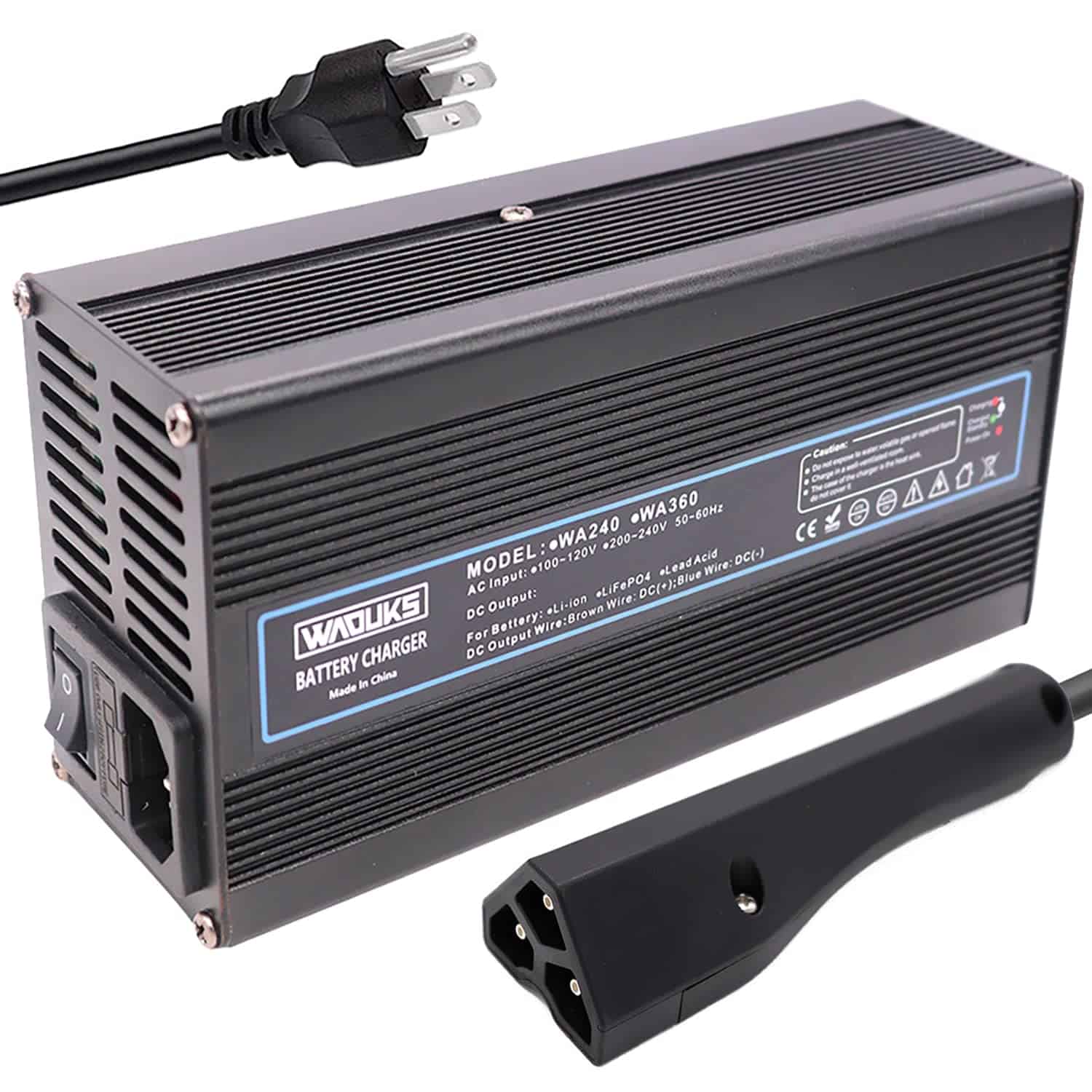 Cargador de Batería de Carro de Golf 48V 6A WAOUKS para