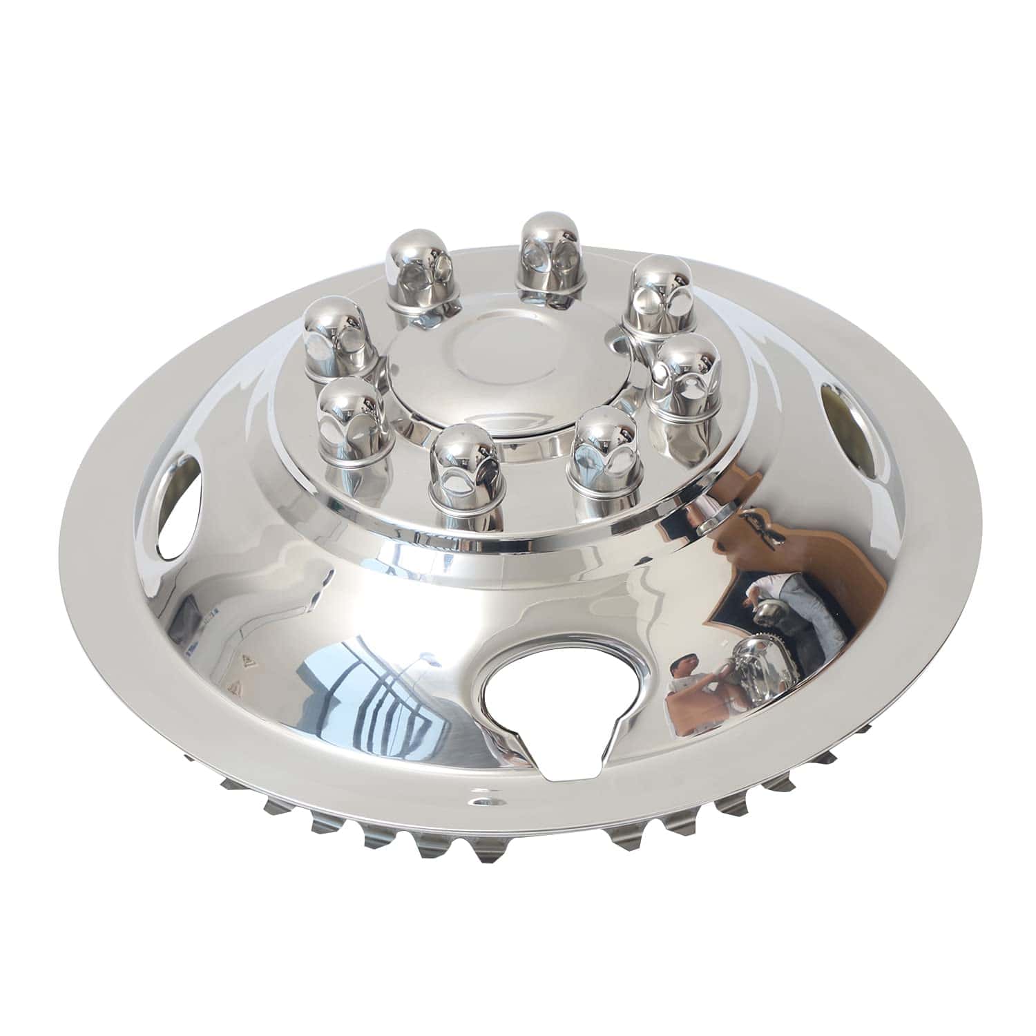 JIUXI 16 Pulgadas 8 Lugs 4 Agujeros de Mano Simulador de - Imagen 3