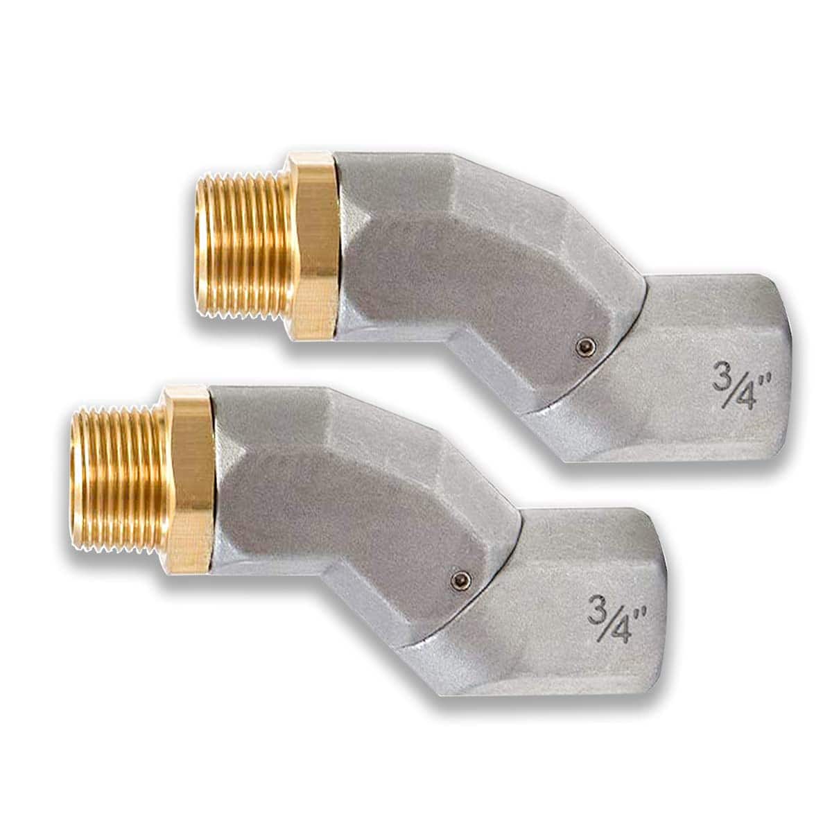 (3/4" NPT, 2PCS) Conector Giratorio de 360 Grados para