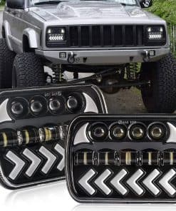 Faros LED H6054 5x7 7x6 150W DOT 500% Brillante