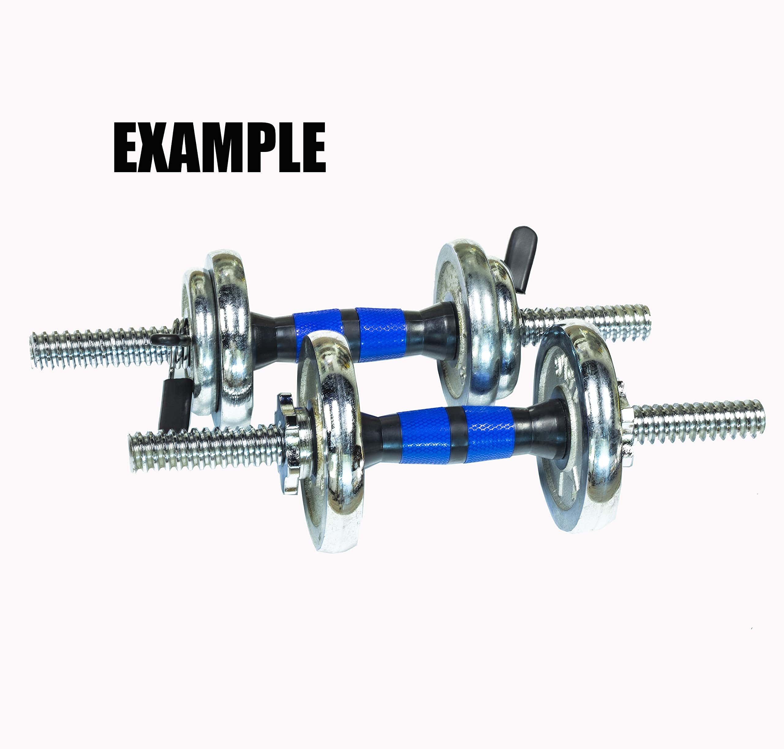 Par de Manijas de Barra de Pesas Ajustables para Discos de - Imagen 6