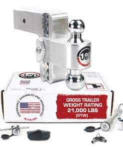 Enganche de bola ajustable Weigh Safe, enganche -0 lbs GTW